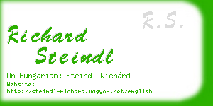 richard steindl business card